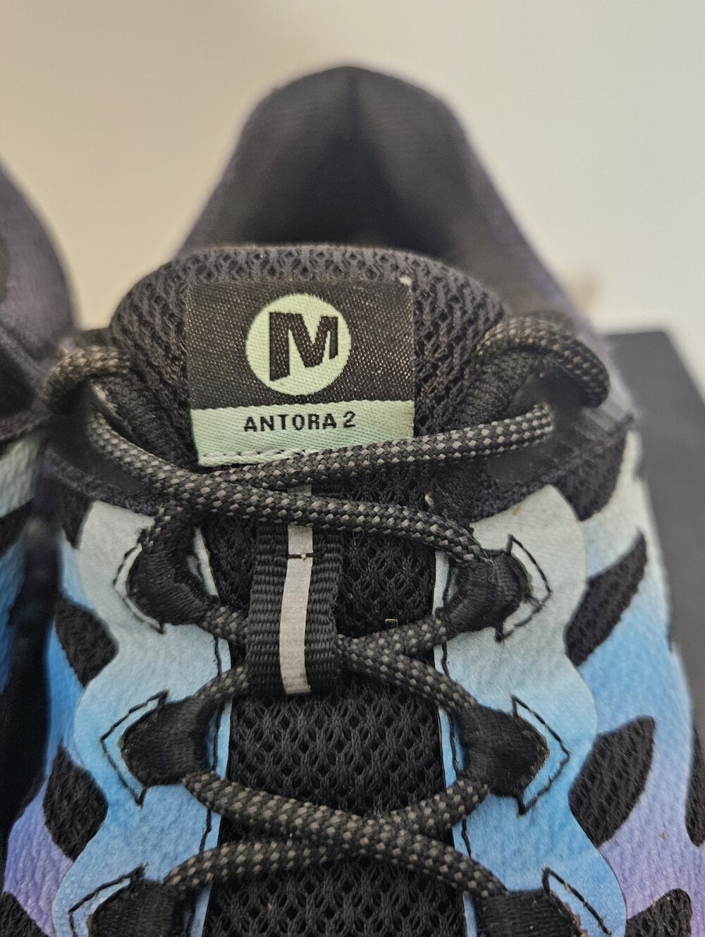 Merrell Antora 2 Natural Wonder Trail Running Black QForm2 Shoes Womens Size 9 - Picture 5 of 10